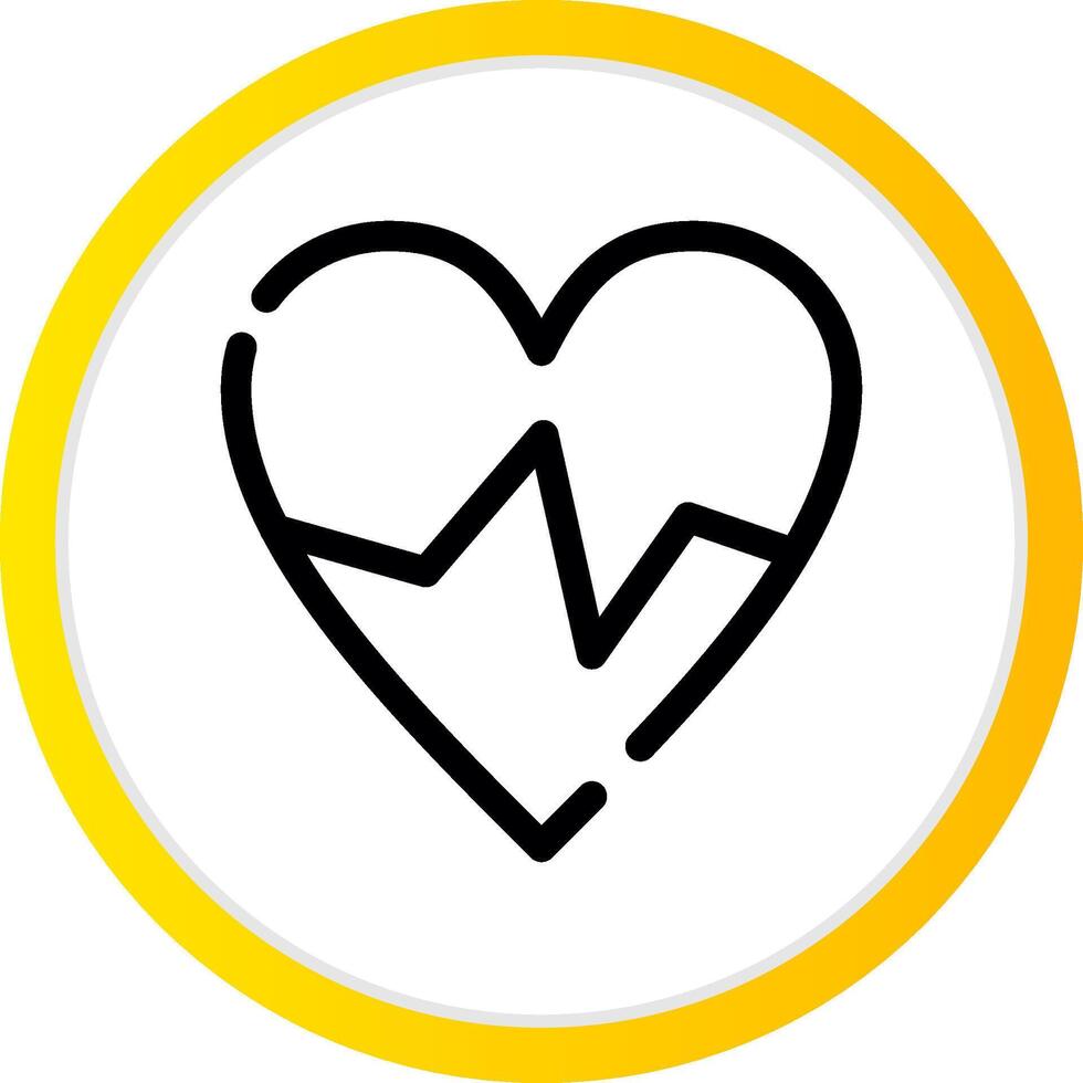 Heart Rate Creative Icon Design vector