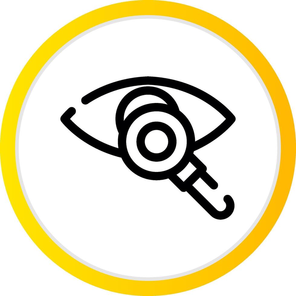 Eye Test Creative Icon Design vector