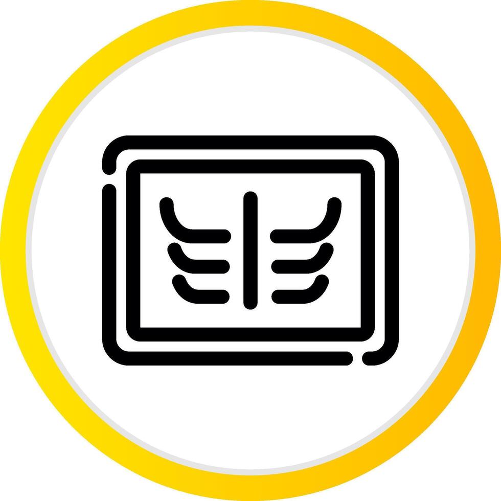 X Ray Creative Icon Design vector