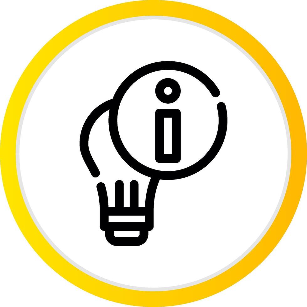 Light Info Creative Icon Design vector