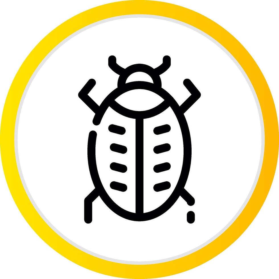 Bug Creative Icon Design vector