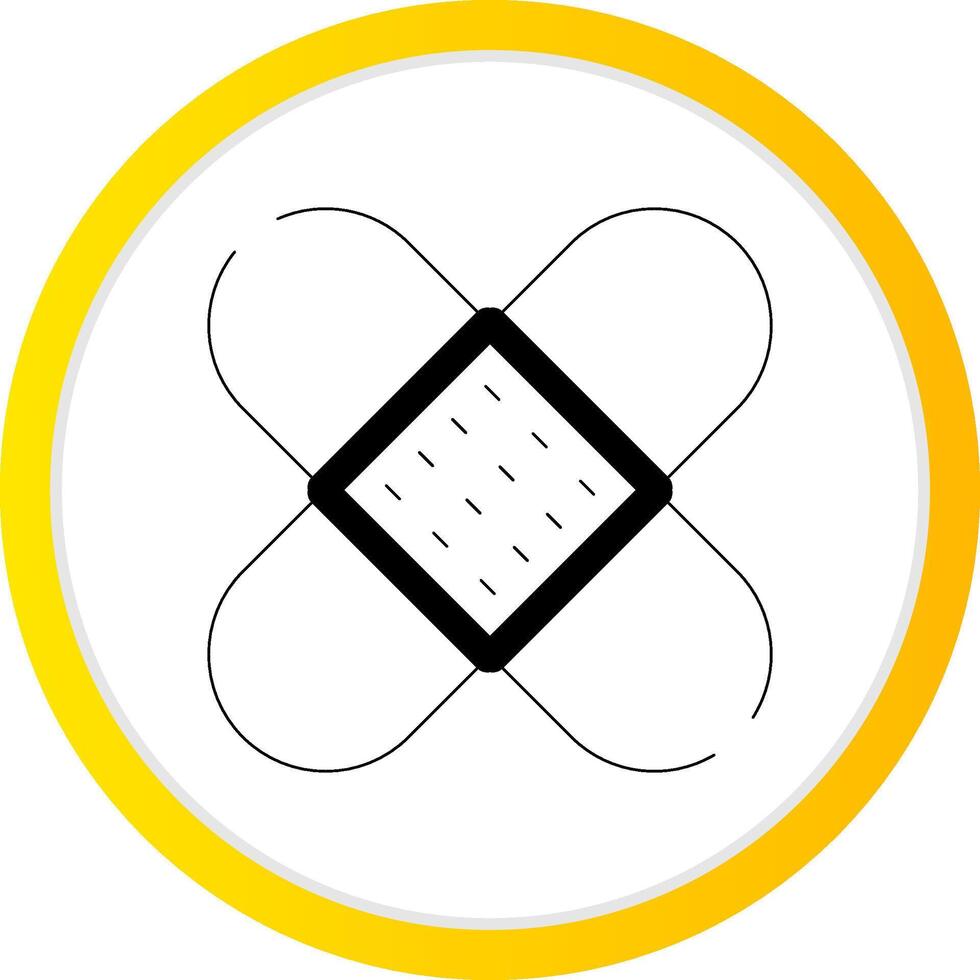 Band Aid Creative Icon Design vector