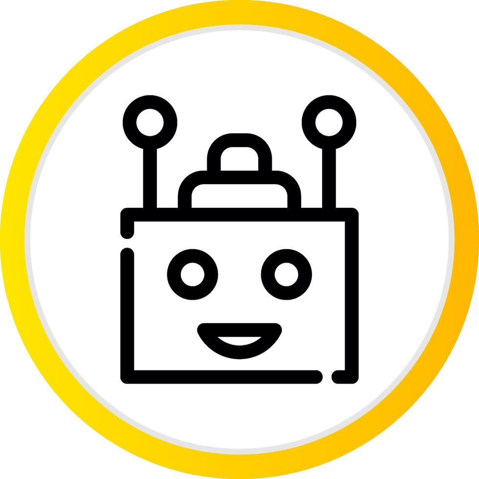Chatbot Creative Icon Design vector