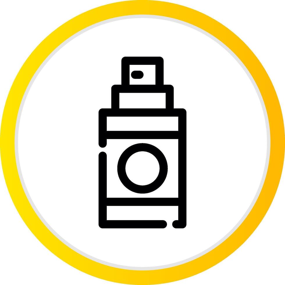 diseño de icono creativo de contenedor de spray vector