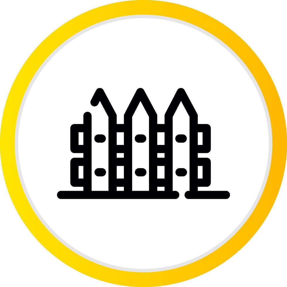 Fence Creative Icon Design vector