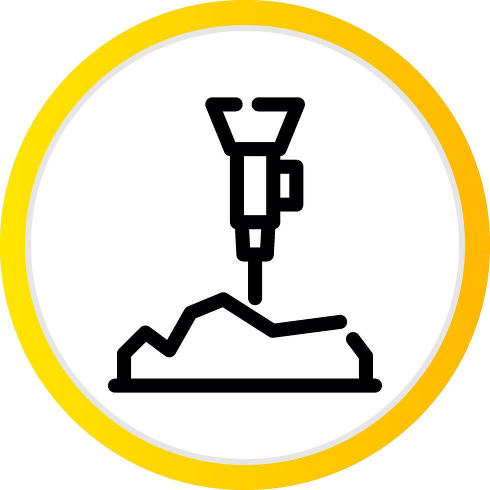 Mining Creative Icon Design vector