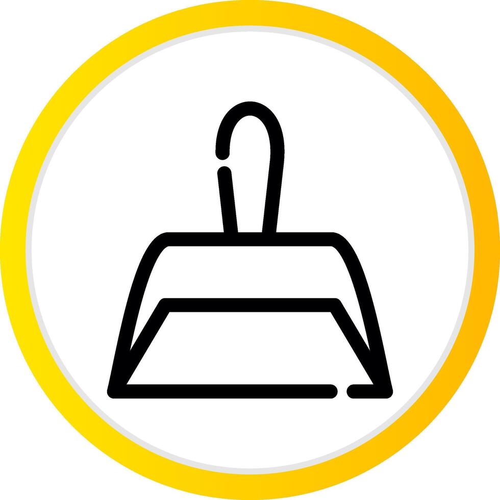 Dust Pan Creative Icon Design vector