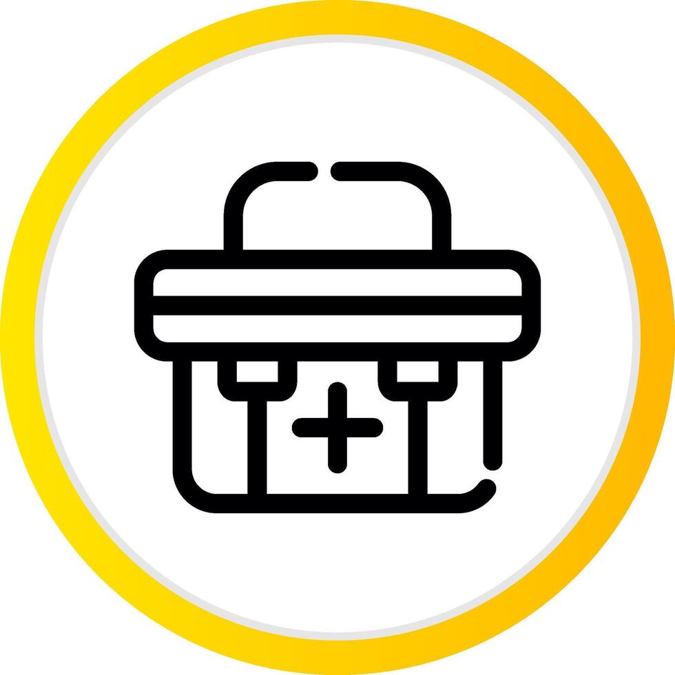 First Aid Kit Creative Icon Design vector