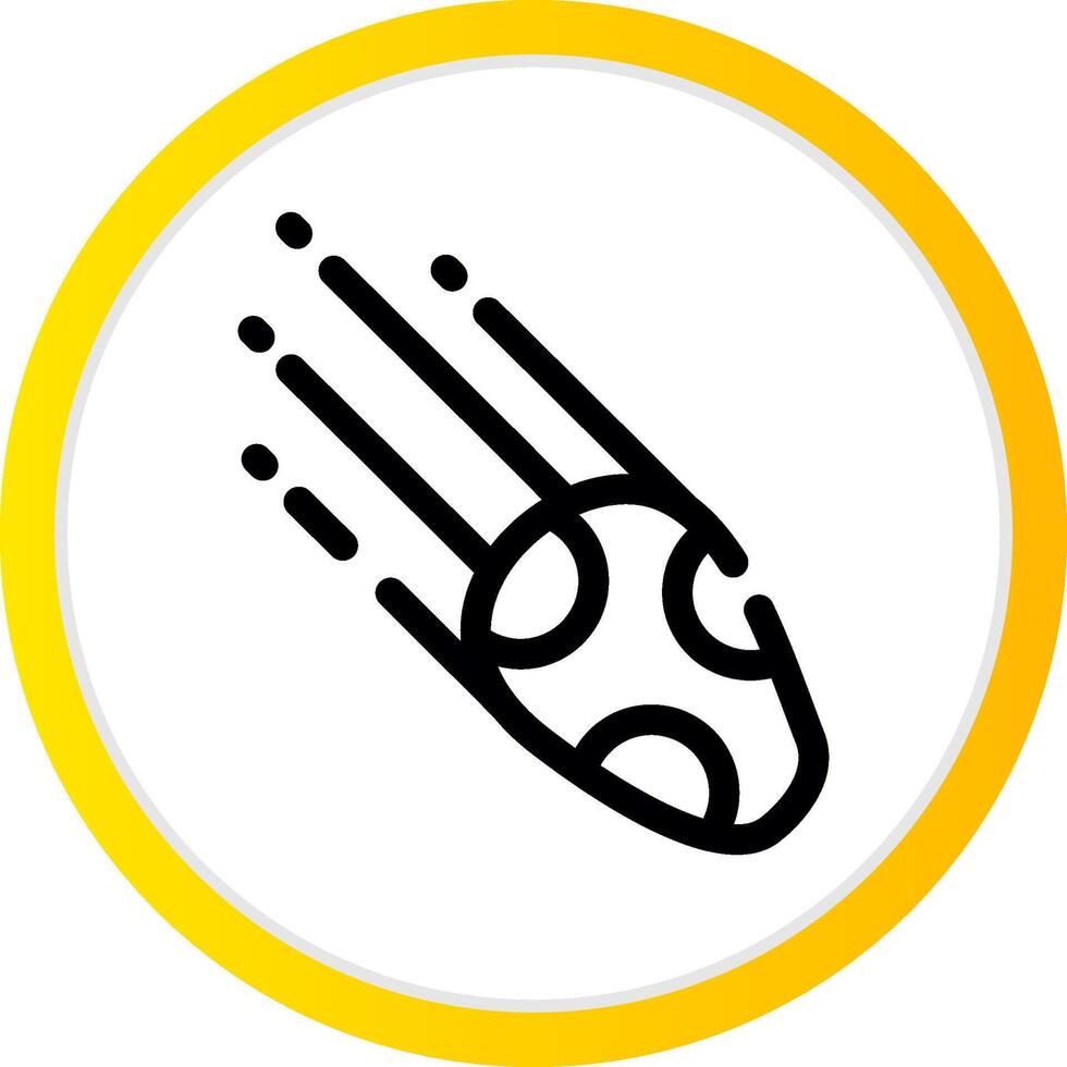 Comet Creative Icon Design vector