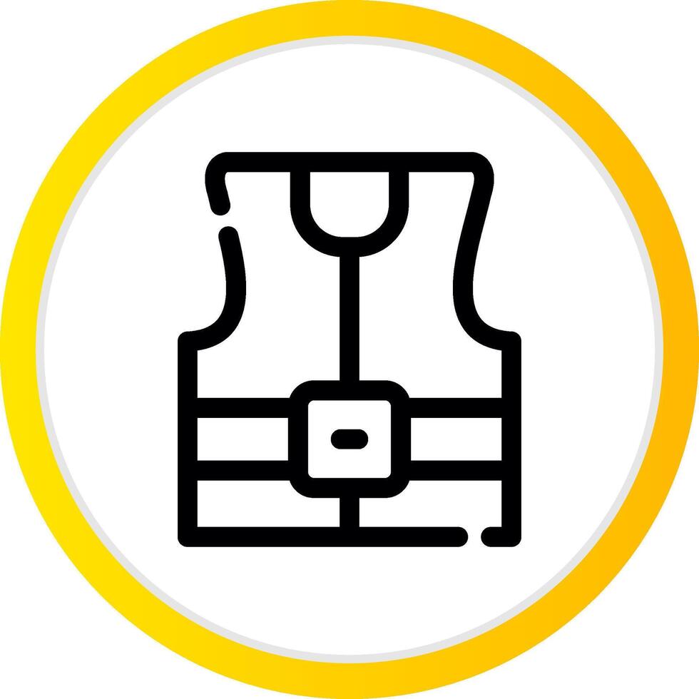 Lifejacket Creative Icon Design vector