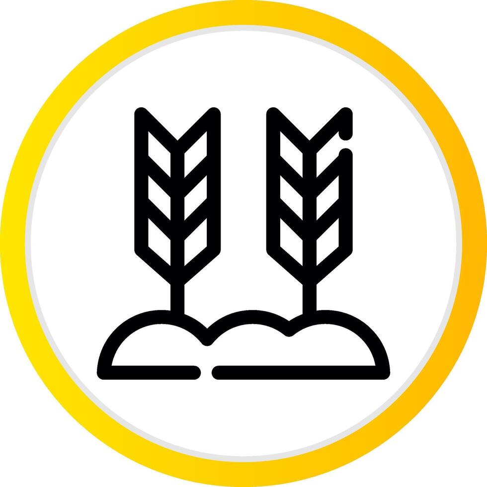 Wheat Creative Icon Design vector