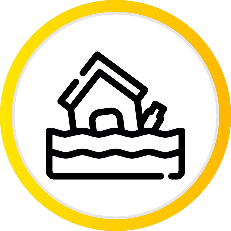 Flood Creative Icon Design vector
