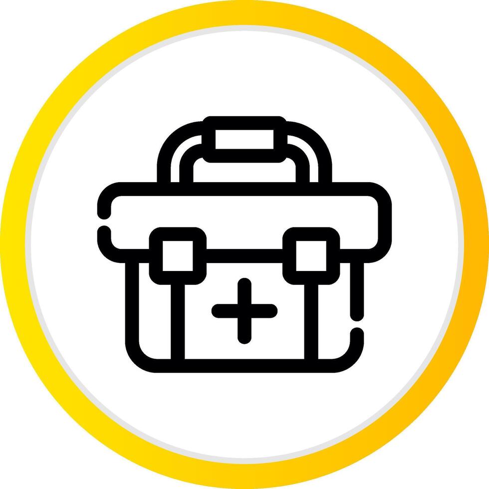 First Aid Kit Creative Icon Design vector