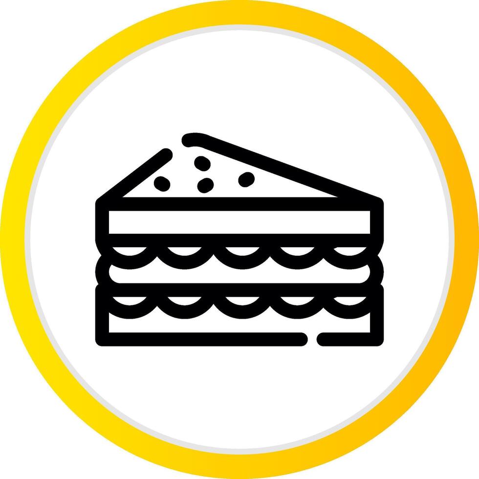 Sandwich Creative Icon Design vector