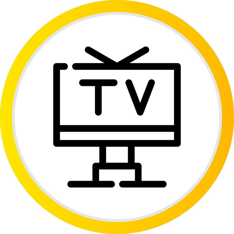 Tv Creative Icon Design vector