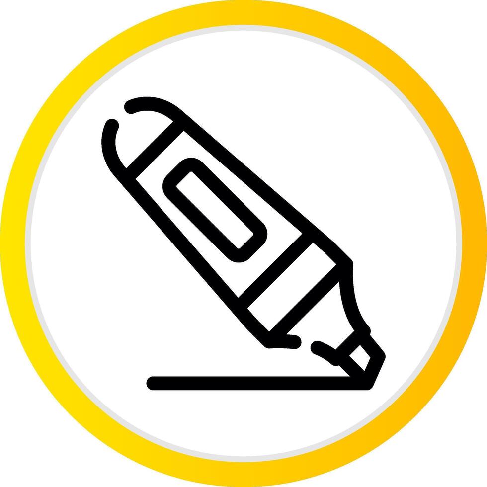 Marker Creative Icon Design vector