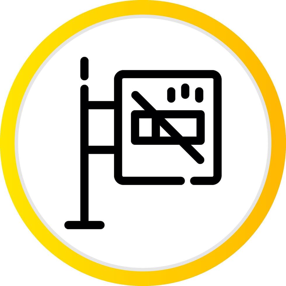 No Smoking Creative Icon Design vector