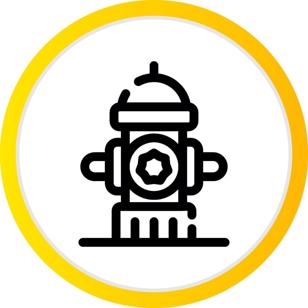 Hydrant Creative Icon Design vector