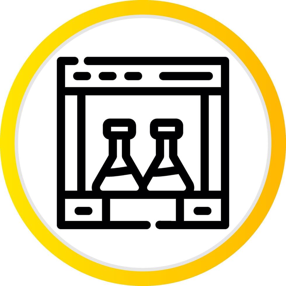 diseño de icono creativo de química vector