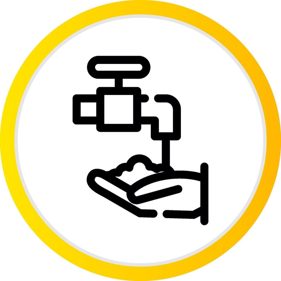 Handwash Creative Icon Design vector