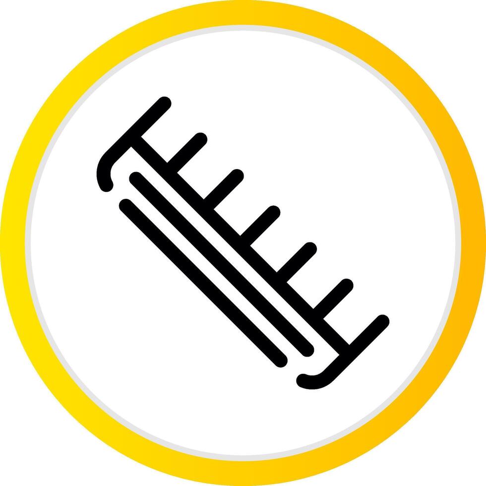 Comb Creative Icon Design vector