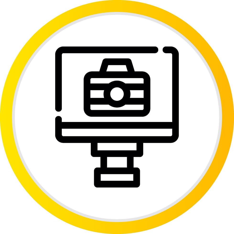 Lcd Camera Creative Icon Design vector