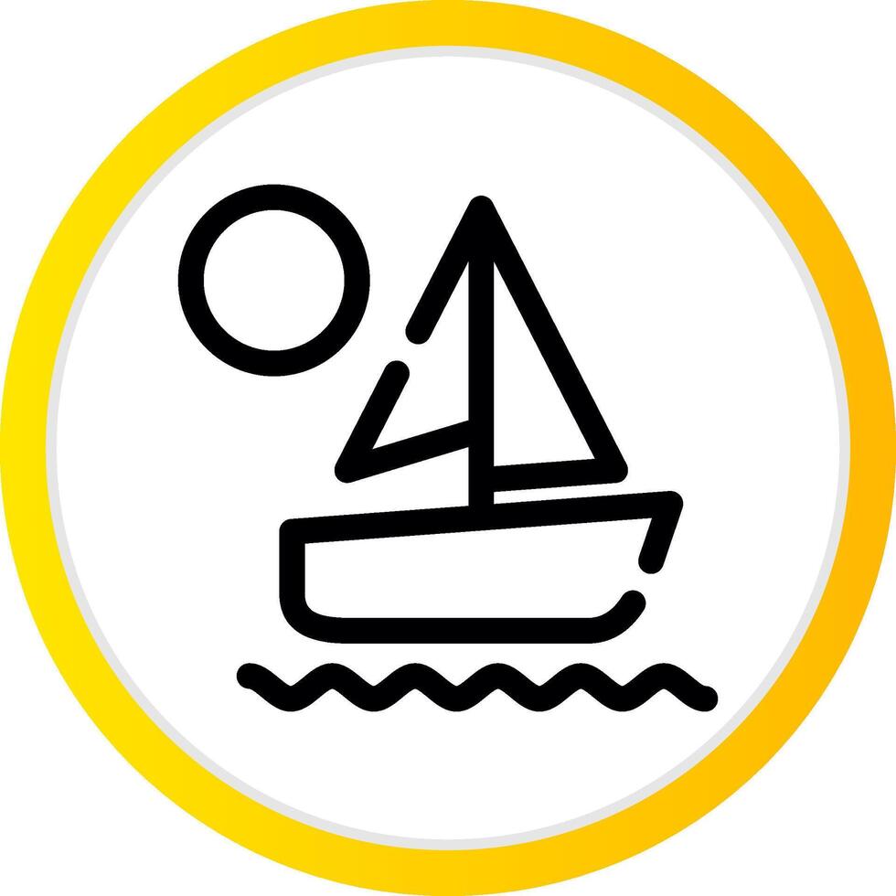 Kayak Creative Icon Design vector