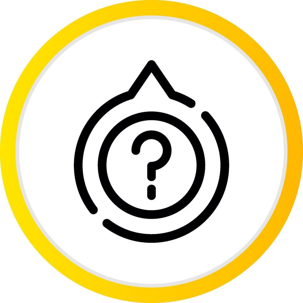 Question Creative Icon Design vector