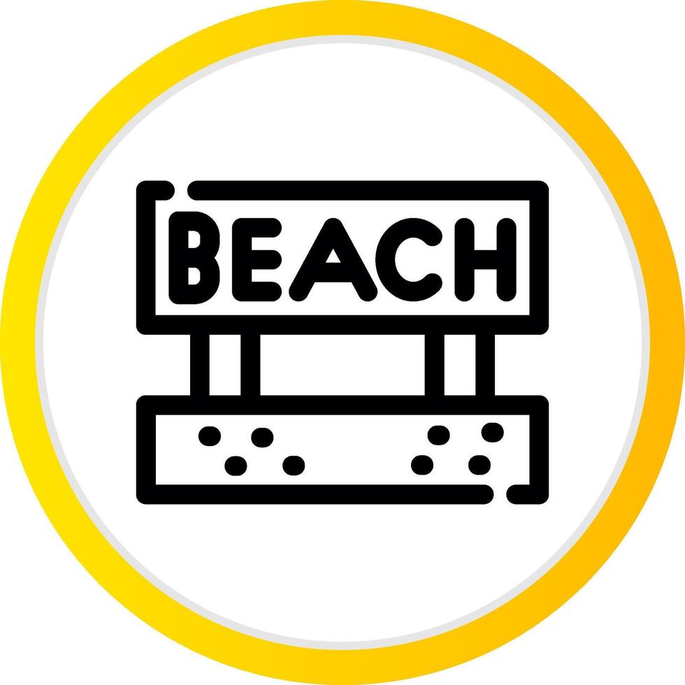 Beach Creative Icon Design vector