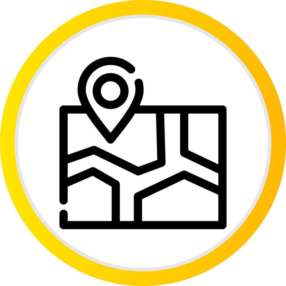 Map Creative Icon Design vector