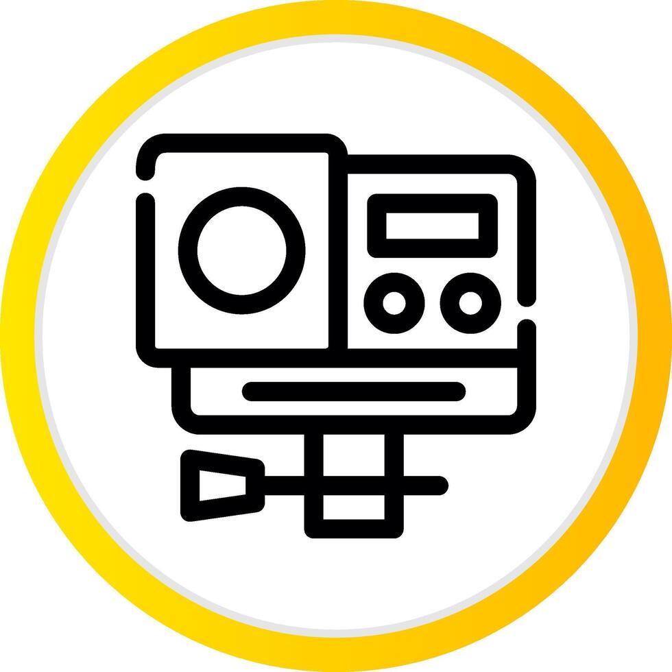Action Camera Creative Icon Design vector