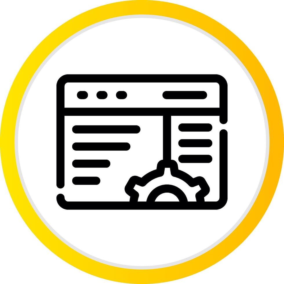 Browser Creative Icon Design vector
