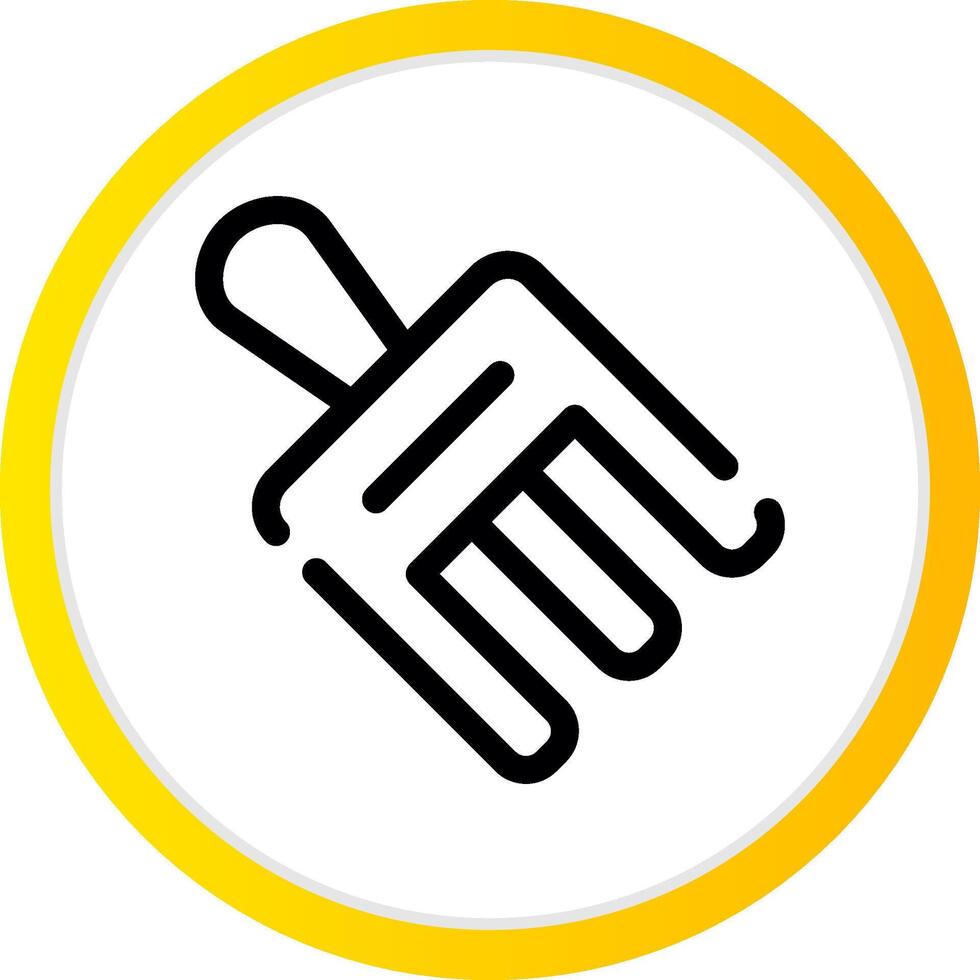 Comb Creative Icon Design vector