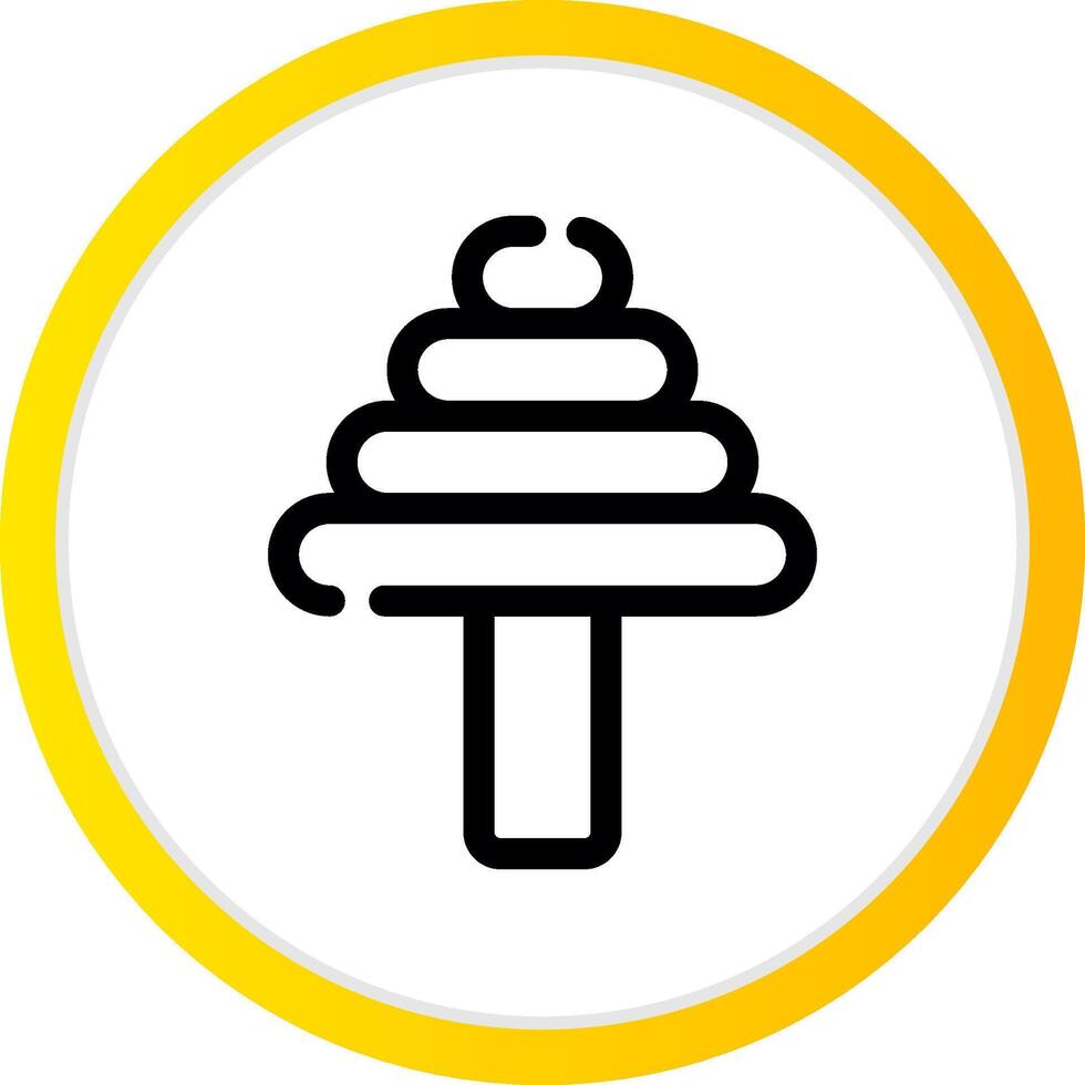 Edge Step Drill Creative Icon Design vector