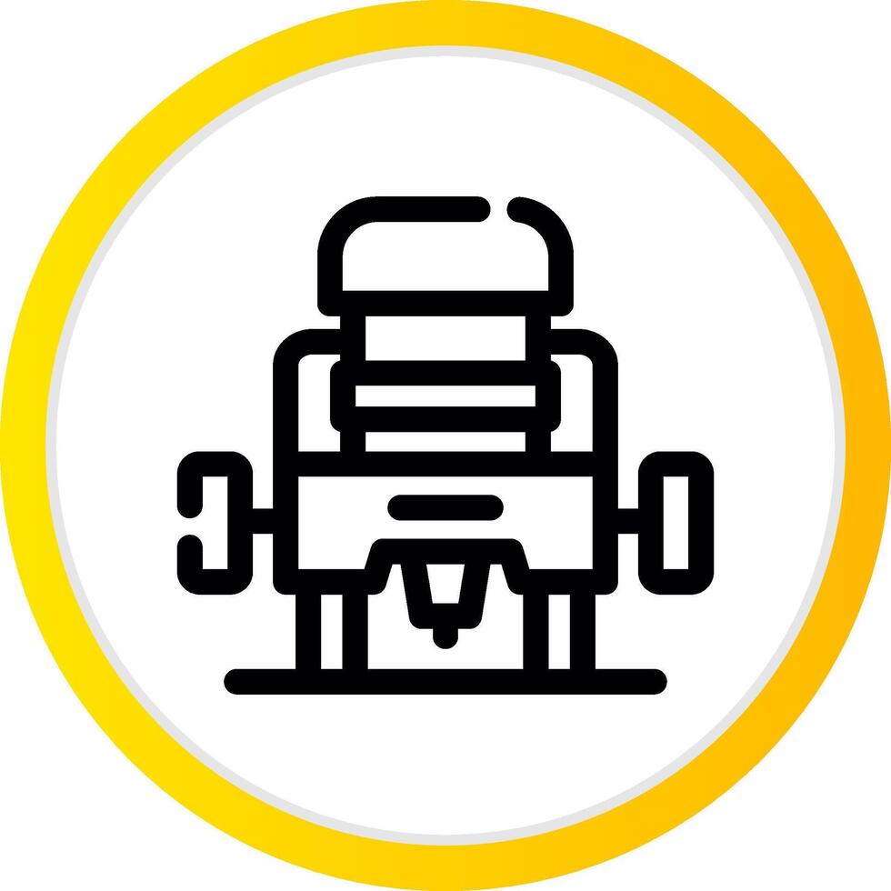 Router Machine Creative Icon Design vector