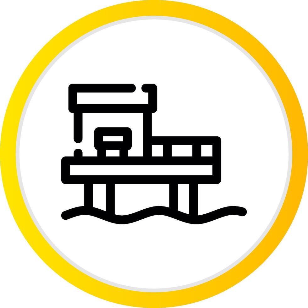 Dock Creative Icon Design vector