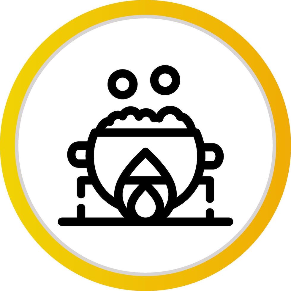 Cauldron Creative Icon Design vector