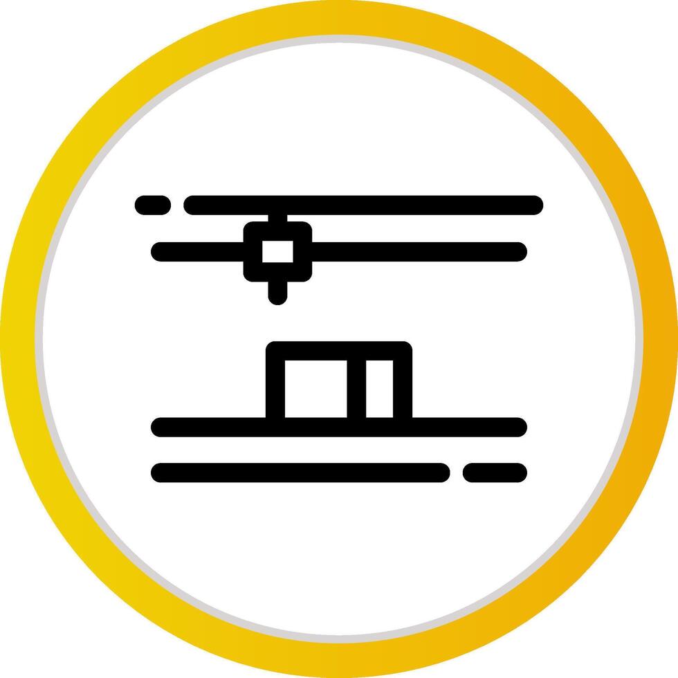 3D Printing Creative Icon Design vector
