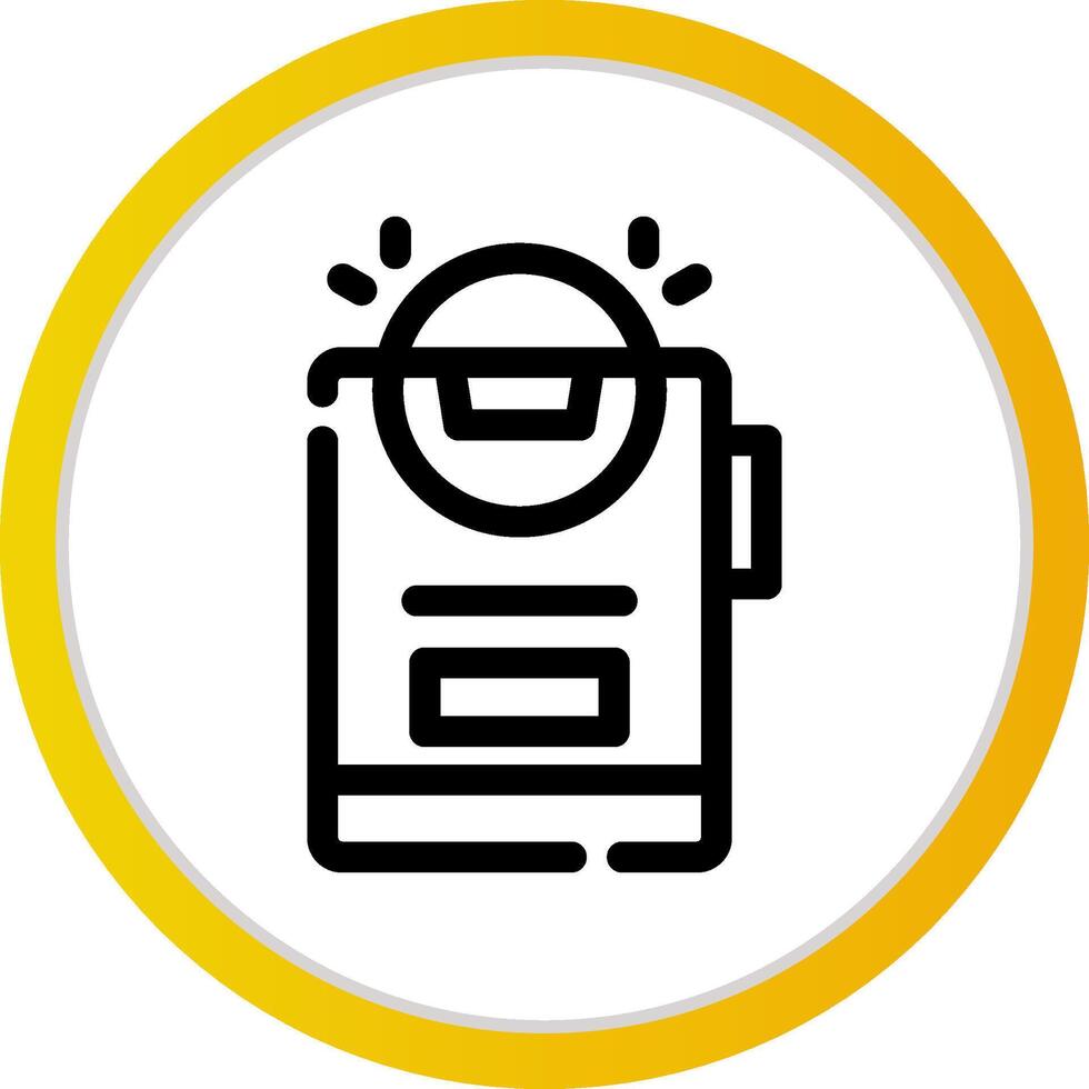 Light Creative Icon Design vector