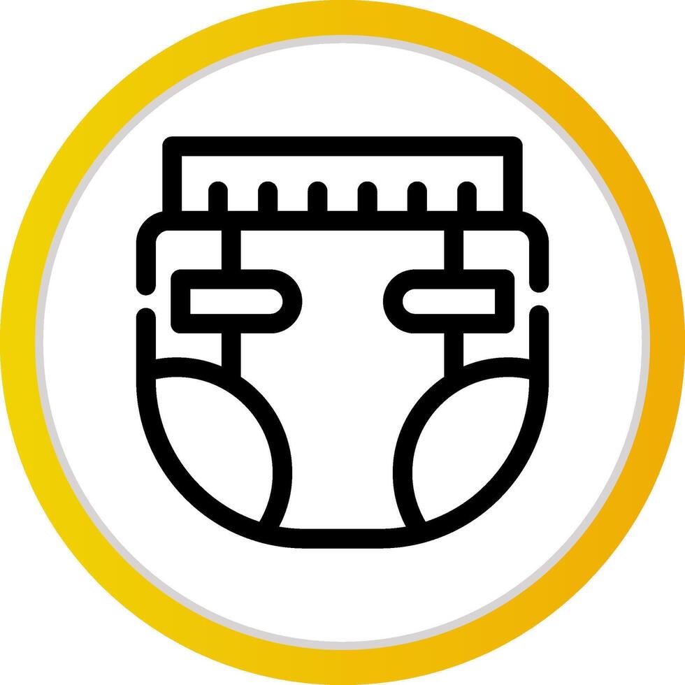 Diaper Creative Icon Design vector