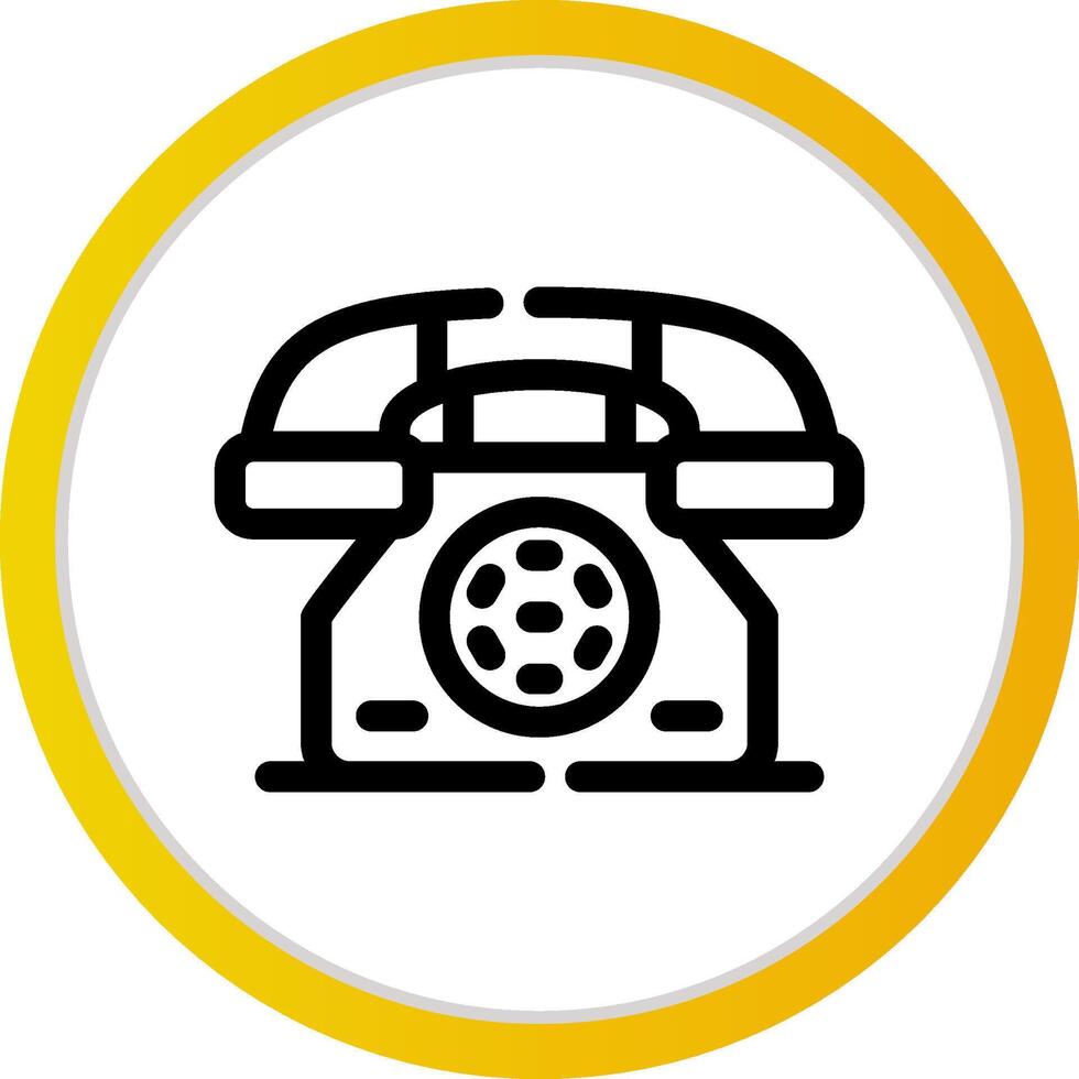 Telephone Creative Icon Design vector