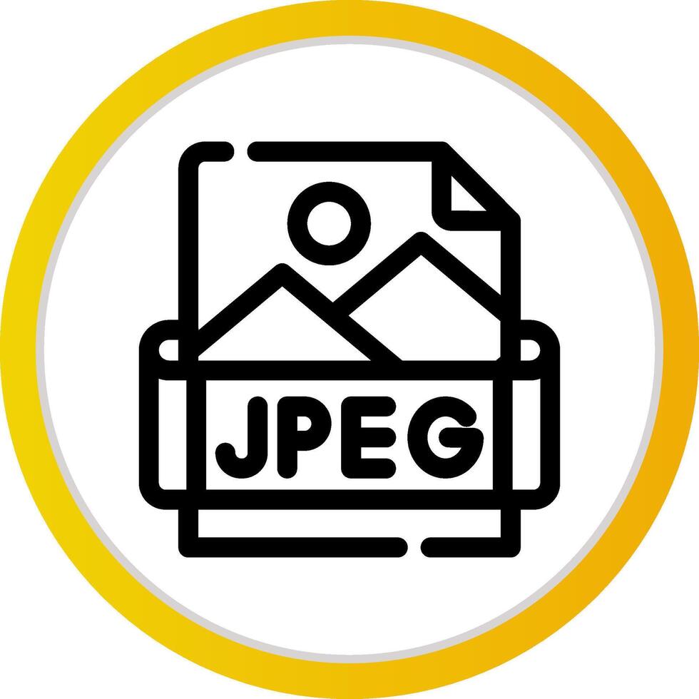 Jpeg Creative Icon Design vector