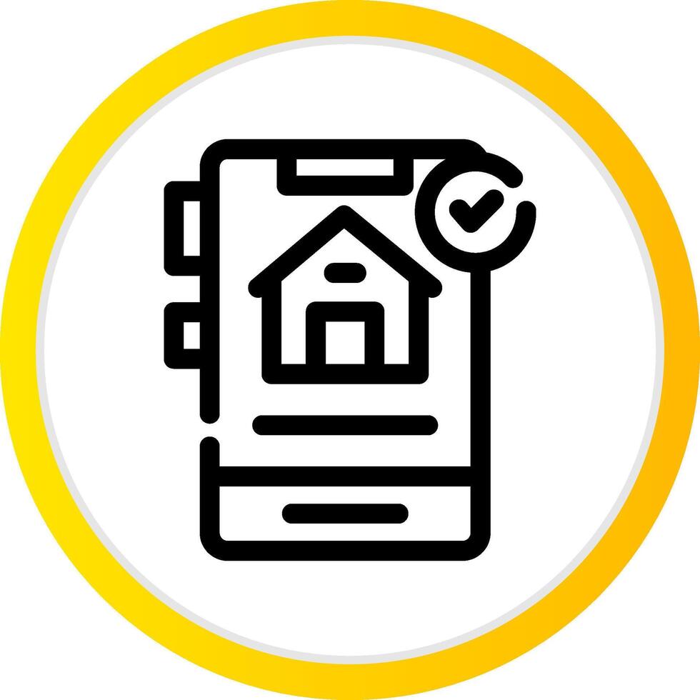 Home Insurance Creative Icon Design vector