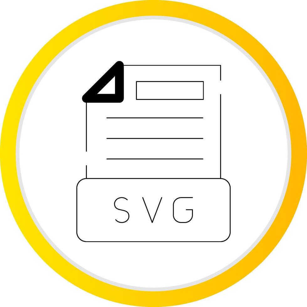 Svg File Creative Icon Design vector