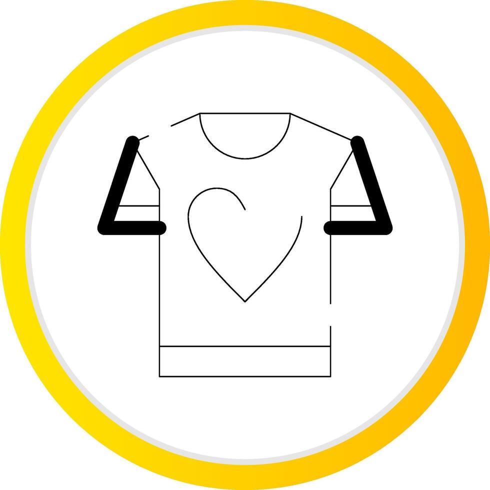 Tshirt Creative Icon Design vector