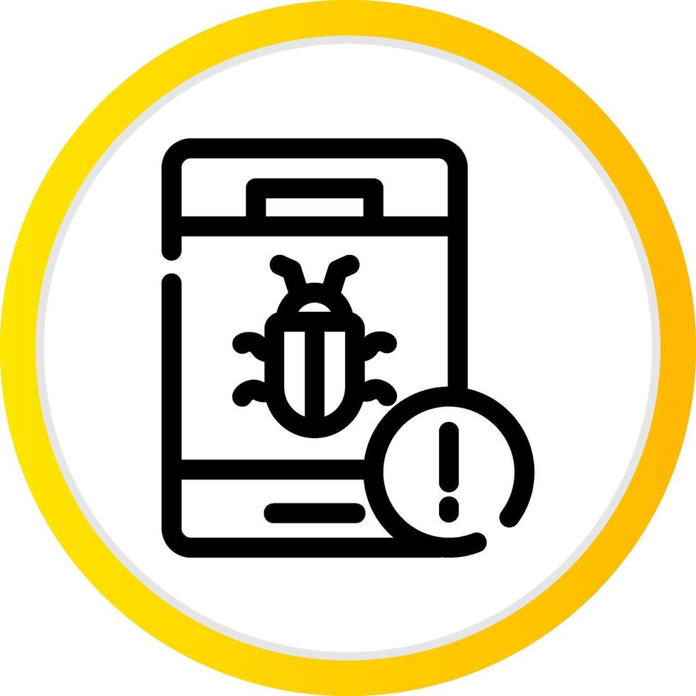 Bug Creative Icon Design vector