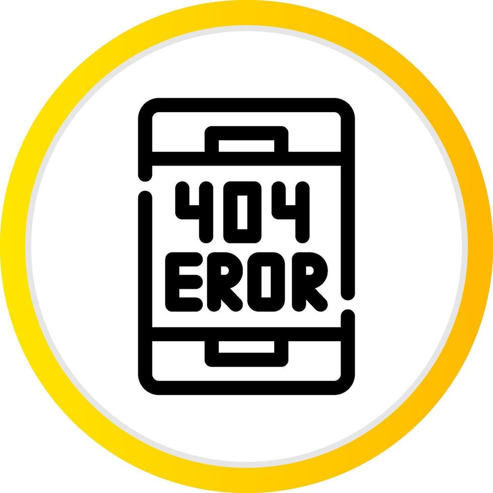 Error Creative Icon Design vector