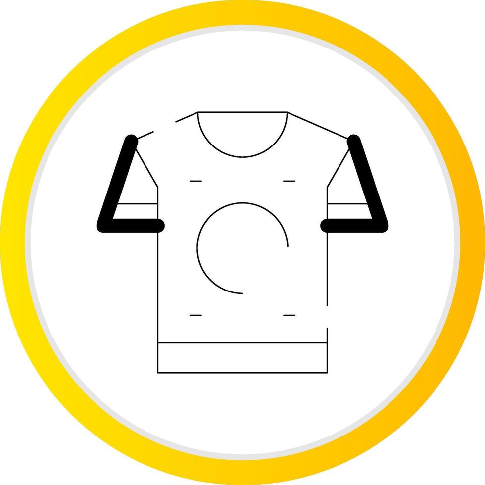 Tshirt Creative Icon Design vector