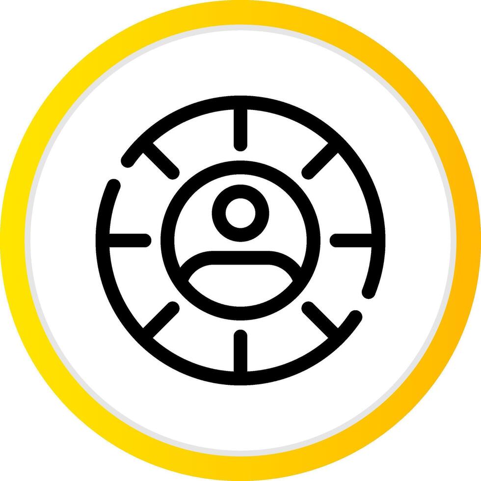 Targeting Creative Icon Design vector