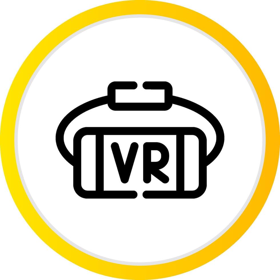 VR Glasses Creative Icon Design vector